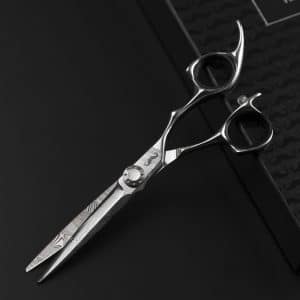 Nożyczki ze stali damasceńskiej Mr. Mustache Dama Masterpiece 6,0″