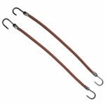 Gumki brązowe z haczykami 12szt. EUROSTIL Gumki brązowe z haczykami 12szt. EUROSTIL