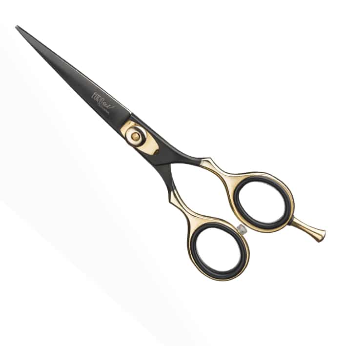 Nożyczki fryzjerskie BLACK AND GOLDEN 5,5' EUROSTIL