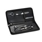 Zestaw nożyczki + degażówki + brzytwa w etui EUROSTIL Zestaw nożyczki + degażówki + brzytwa w etui EUROSTIL