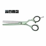 Degażówki fryzjerskie jednostonne Jaguar PASTELL PLUS offset ES 40 5,5" WHITE LINE Matcha - More JAGUAR nr.24 Degażówki fryzjerskie jednostonne Jaguar PASTELL PLUS offset ES 40 5,5" WHITE LINE Matcha - More JAGUAR nr.24