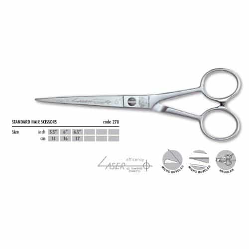 Nożyczki fryzjerskie 5,5" LASER CUT