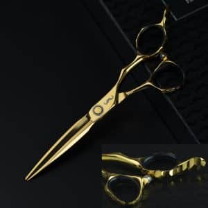 Profesjonalne Nożyczki Fryzjerskie Mr. Mustache Engrave Gold 6,0″