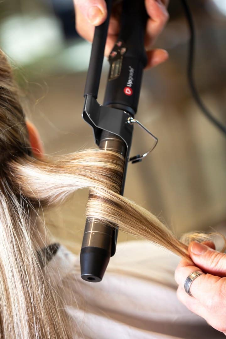 UG06E UPGRADE , lokówka do włosów , tytanowa z klipsem , 26 mm_5