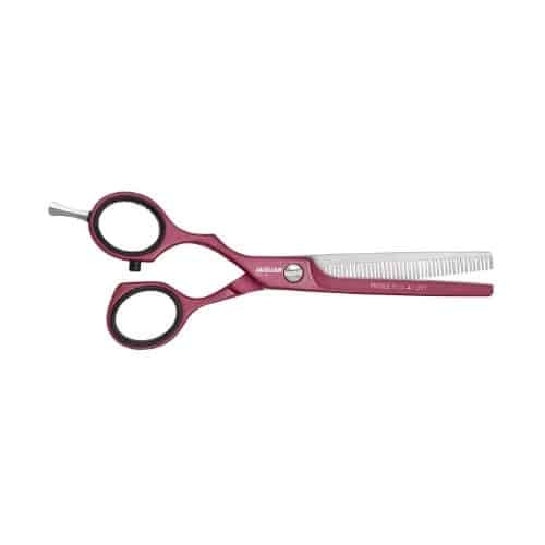 Degażówki fryzjerskie Jaguar PASTELL PLUS offset 5,25" WHITE LINE berry LEFT - More JAGUAR nr.43