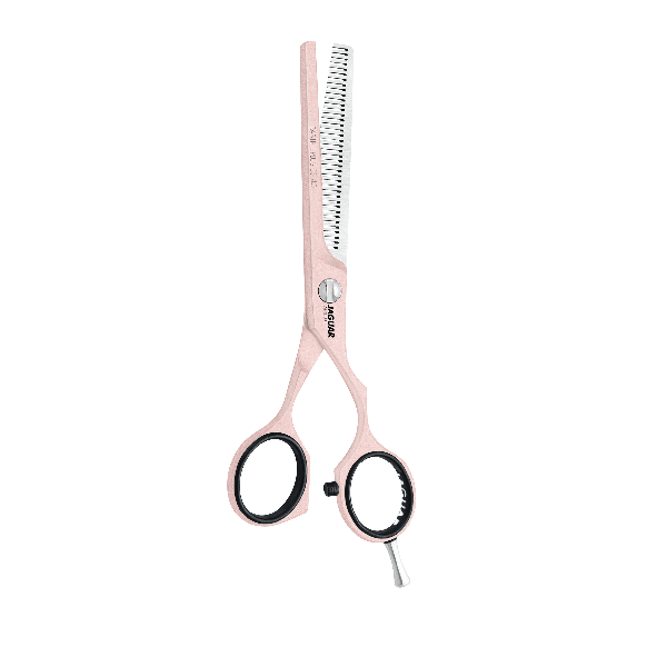 Degażówki fryzjerskie jednostonne Jaguar PASTELL PLUS offset ES 40 5,5" WHITE LINE rose