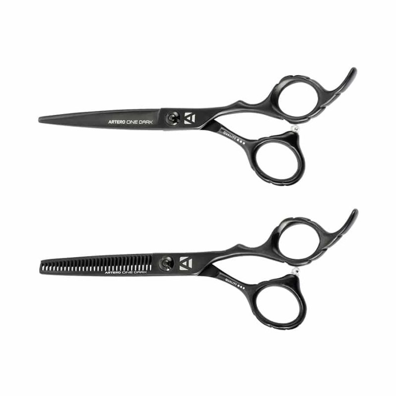 SET Zestaw Nożyczki  +  Degażówki fryzjerskie ONE DARK 6' ARTERO