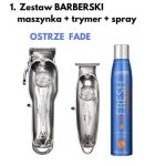 Zestaw Urodzinowy LIMITED Maszynka fryzjerska bezprzewodowa POKER , Trymer fryzjerski bezprzewodowy POKER MINI , Spray do czyszczenia i smarowania ostrza OIL FRESH 300 ml - Promocja nr.6A Zestaw Urodzinowy LIMITED Maszynka fryzjerska bezprzewodowa POKER , Trymer fryzjerski bezprzewodowy POKER MINI , Spray do czyszczenia i smarowania ostrza OIL FRESH 300 ml - Promocja nr.6A