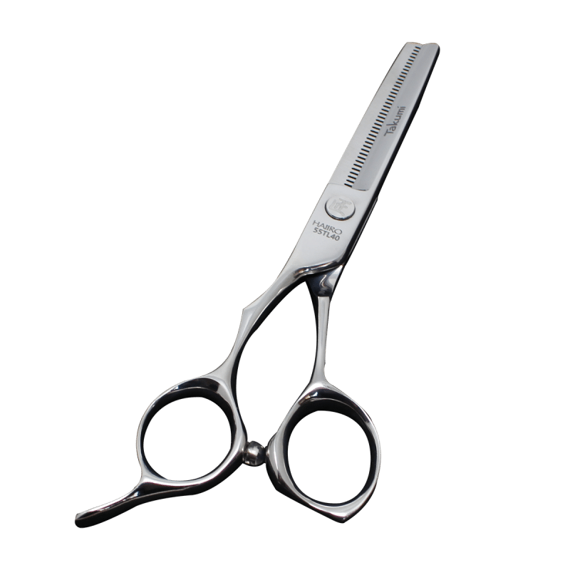 Degażówki fryzjerskie TAKUMI Haiiro55TL40 Seria 4 star 5,5 cala leworęczne